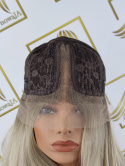 Peruka "Lidia" Lace Front platynowy blond ombre