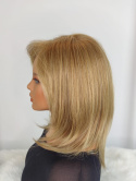 Peruka "Małgorzata" Mono top.Kolor ciepły blond R12/26A , dł. ok 40 cm. Mono Top