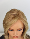 Peruka "Małgorzata" Mono top.Kolor ciepły blond R12/26A , dł. ok 40 cm. Mono Top