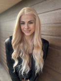 Peruka Karolina Ciepły, Kremowy Blond