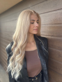 Peruka Karolina Ciepły, Kremowy Blond