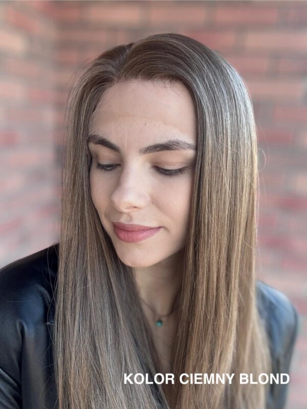 Peruka Adel Lace Front, dostępna w wielu kolorach - obrazek 7