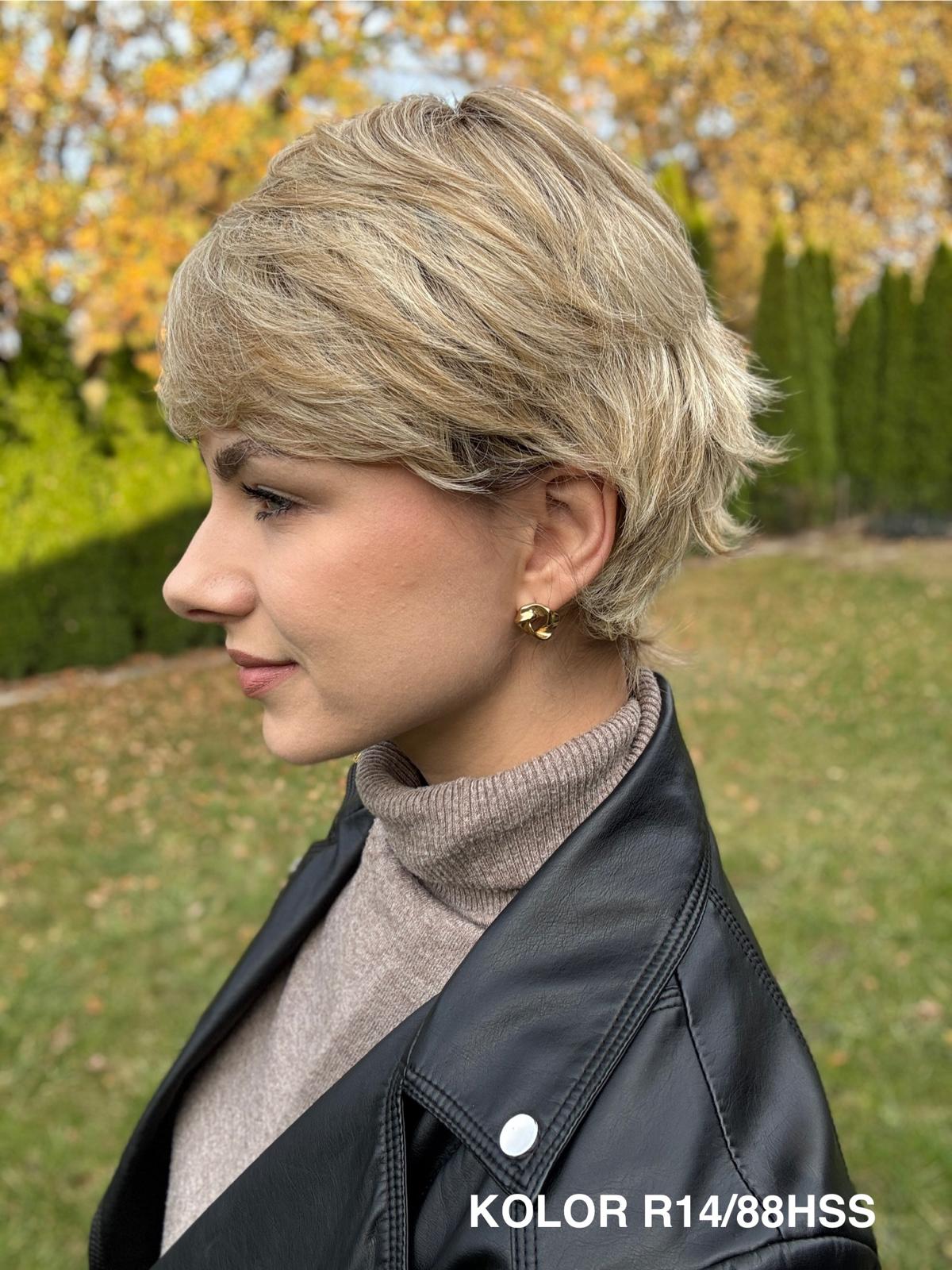 Peruka ”Wanda” Mono Top (wstawka), dostępna w wielu kolorach - obrazek 3