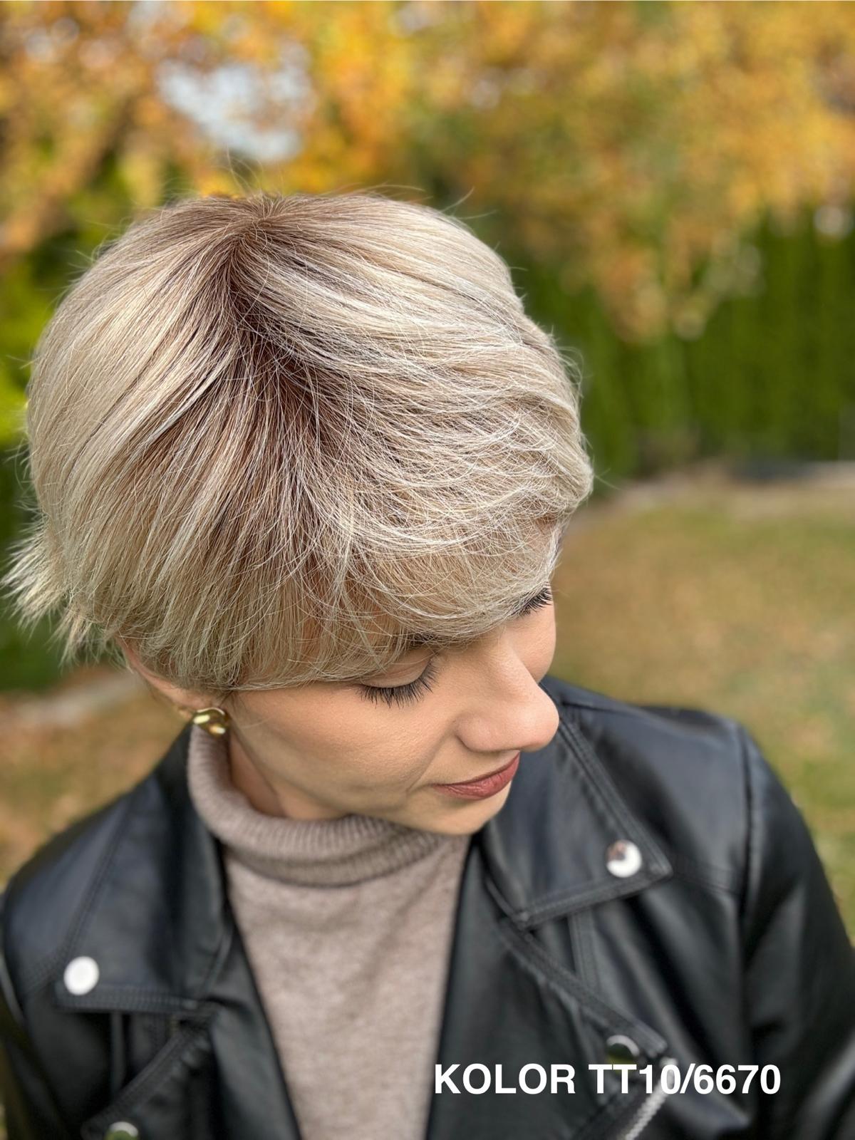 Peruka ”Wanda” Mono Top (wstawka), dostępna w wielu kolorach - obrazek 7