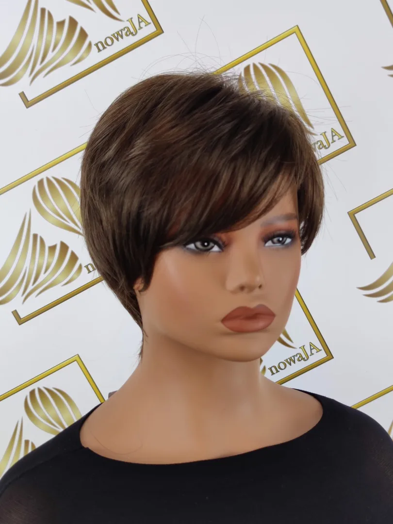 Peruka "Alma" kolor brąz czekoladowy czepek 54-57 cm