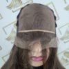 Peruka "Anna" Mono Top, kolor brąz, fryzura włosy długie bez grzywki, materiał Kanekalon syntetyczna - termiczna damska - obrazek 8