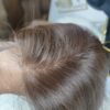 Peruka "Anna" Mono Top, kolor brąz, fryzura włosy długie bez grzywki, materiał Kanekalon syntetyczna - termiczna damska - obrazek 6