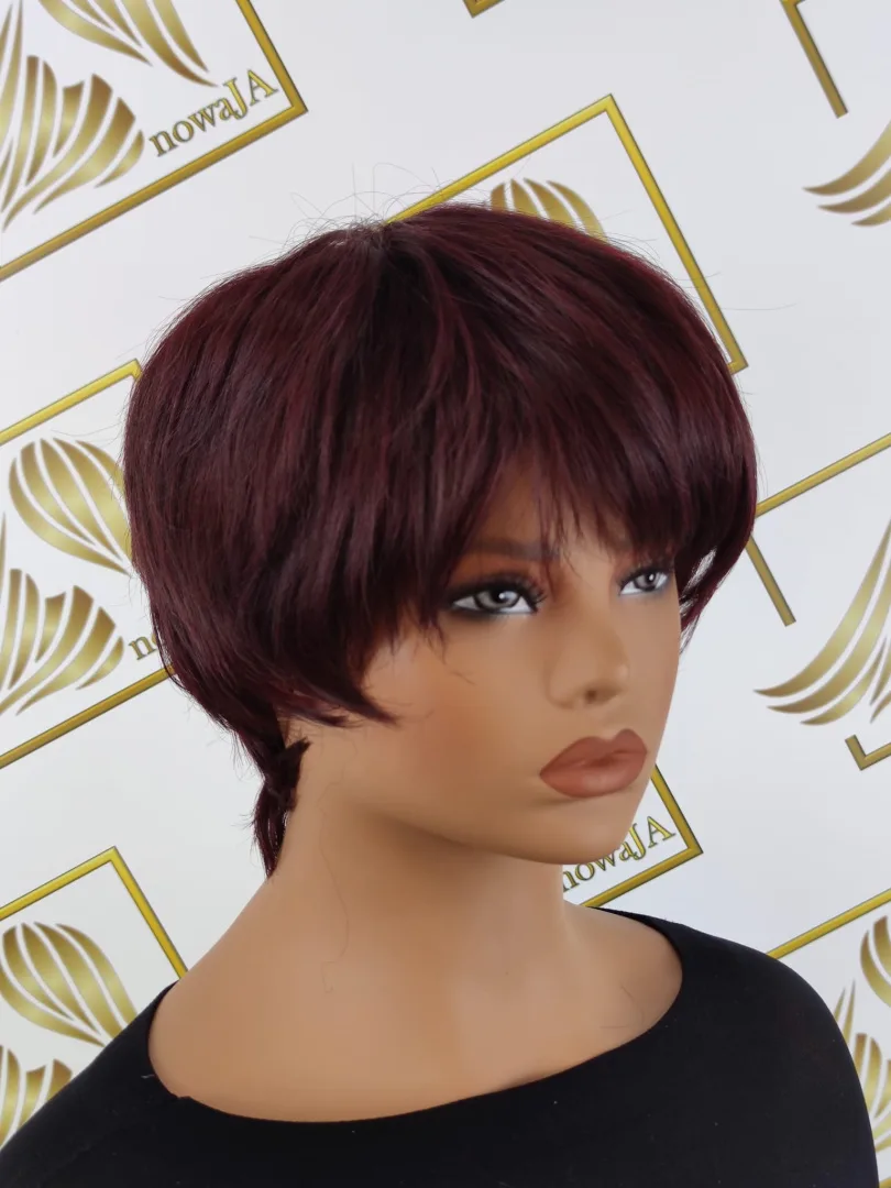 Peruka "Doroti" kolor burgund czepek 56-59 cm