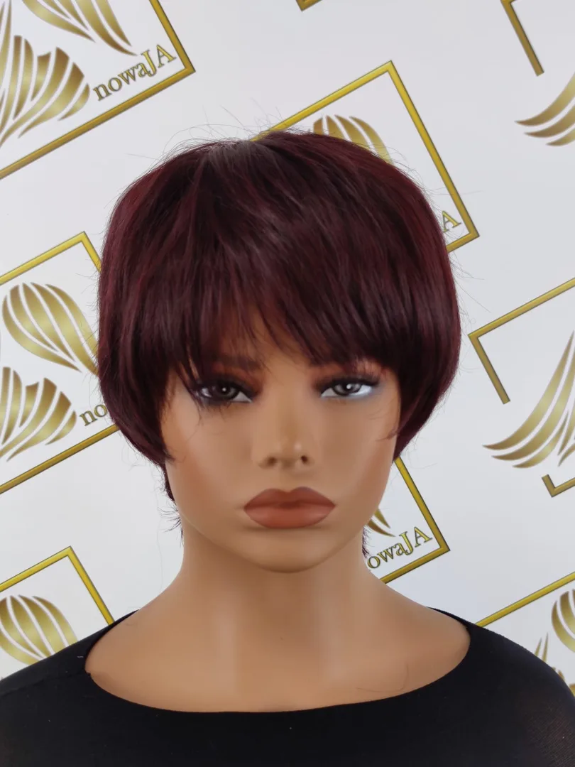 Peruka "Doroti" kolor burgund czepek 56-59 cm - obrazek 4