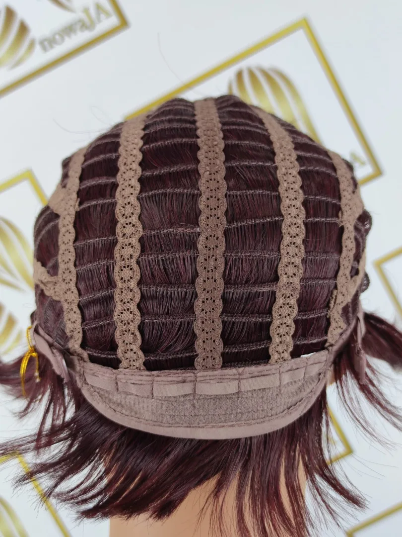 Peruka "Doroti" kolor burgund czepek 56-59 cm - obrazek 9