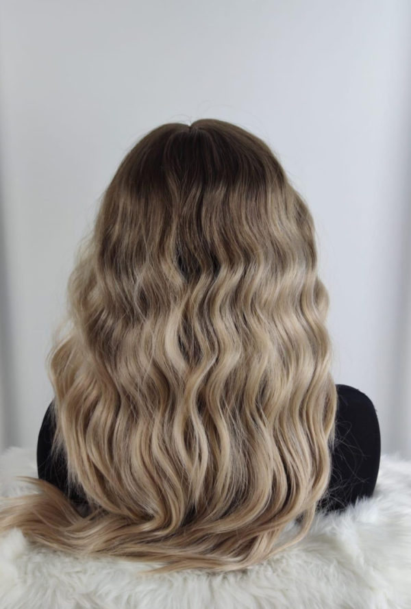 Peruka "Kornelia" Beżowy Blond Ombre - obrazek 5