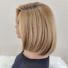 Peruka ”Pamela” kolor blond ombre balayage (RL14/25), fryzura Bob włosy półdługie z grzywką, damska syntetyczna - termiczna - obrazek 3