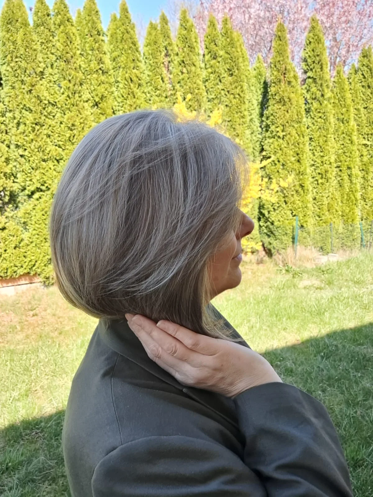 Peruka ”Renata” Lace Front 13*6, kolor popielaty blond - obrazek 2