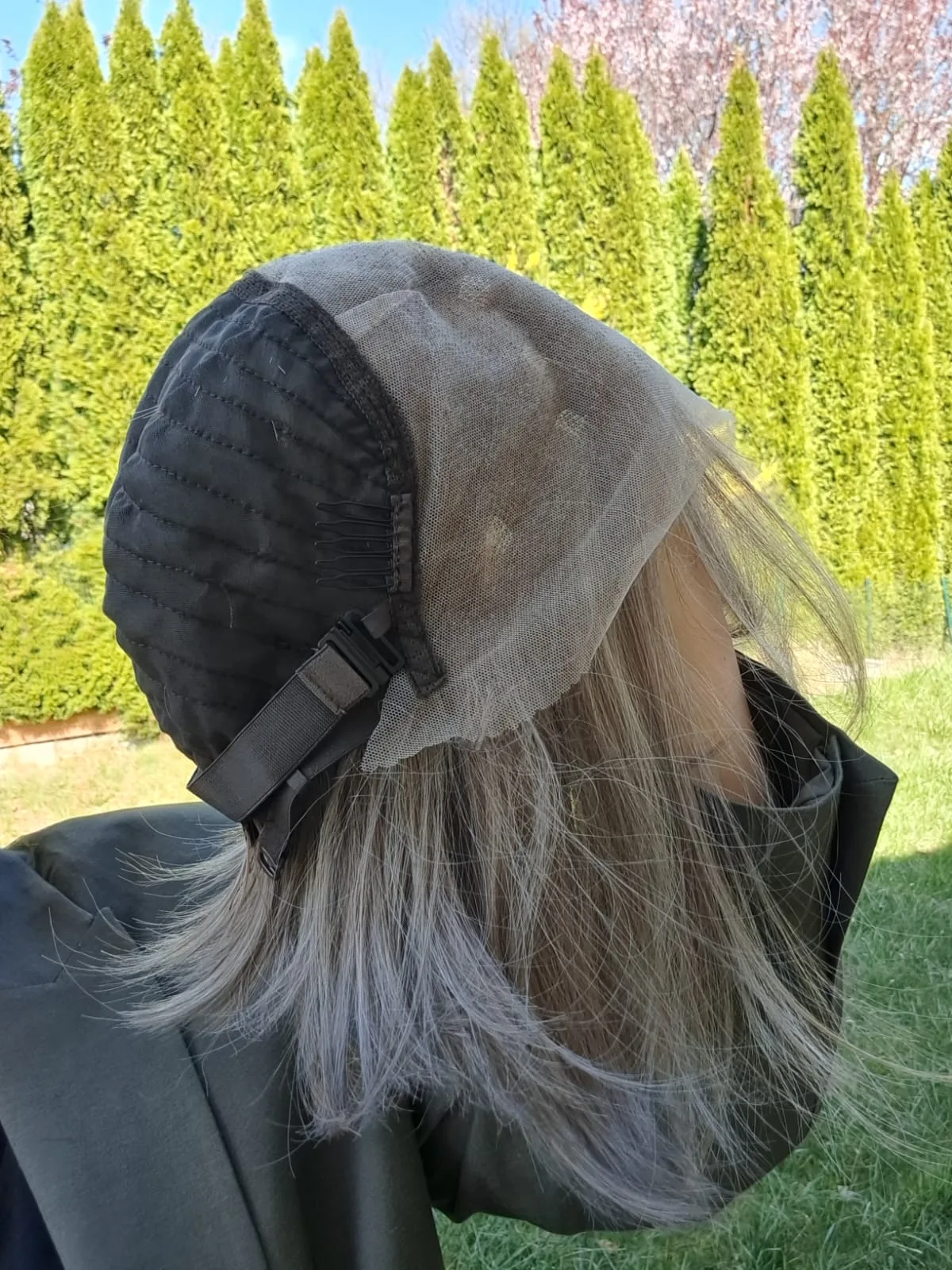 Peruka ”Renata” Lace Front 13*6, kolor popielaty blond - obrazek 6