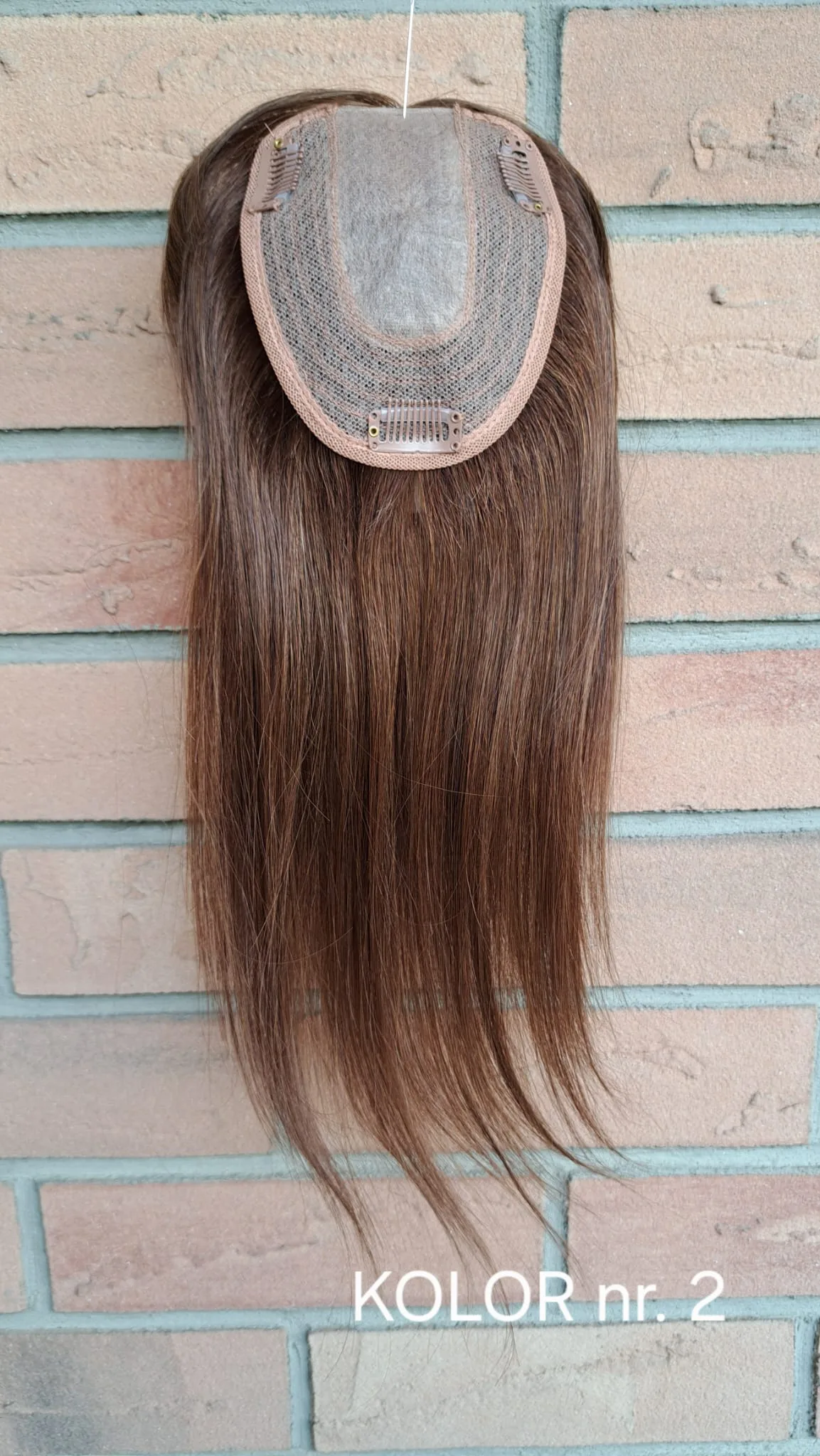 Topper ,, Lusi ''naturalny Z Grzywką 11/13 cm (dł. ok. 30cm) - obrazek 11