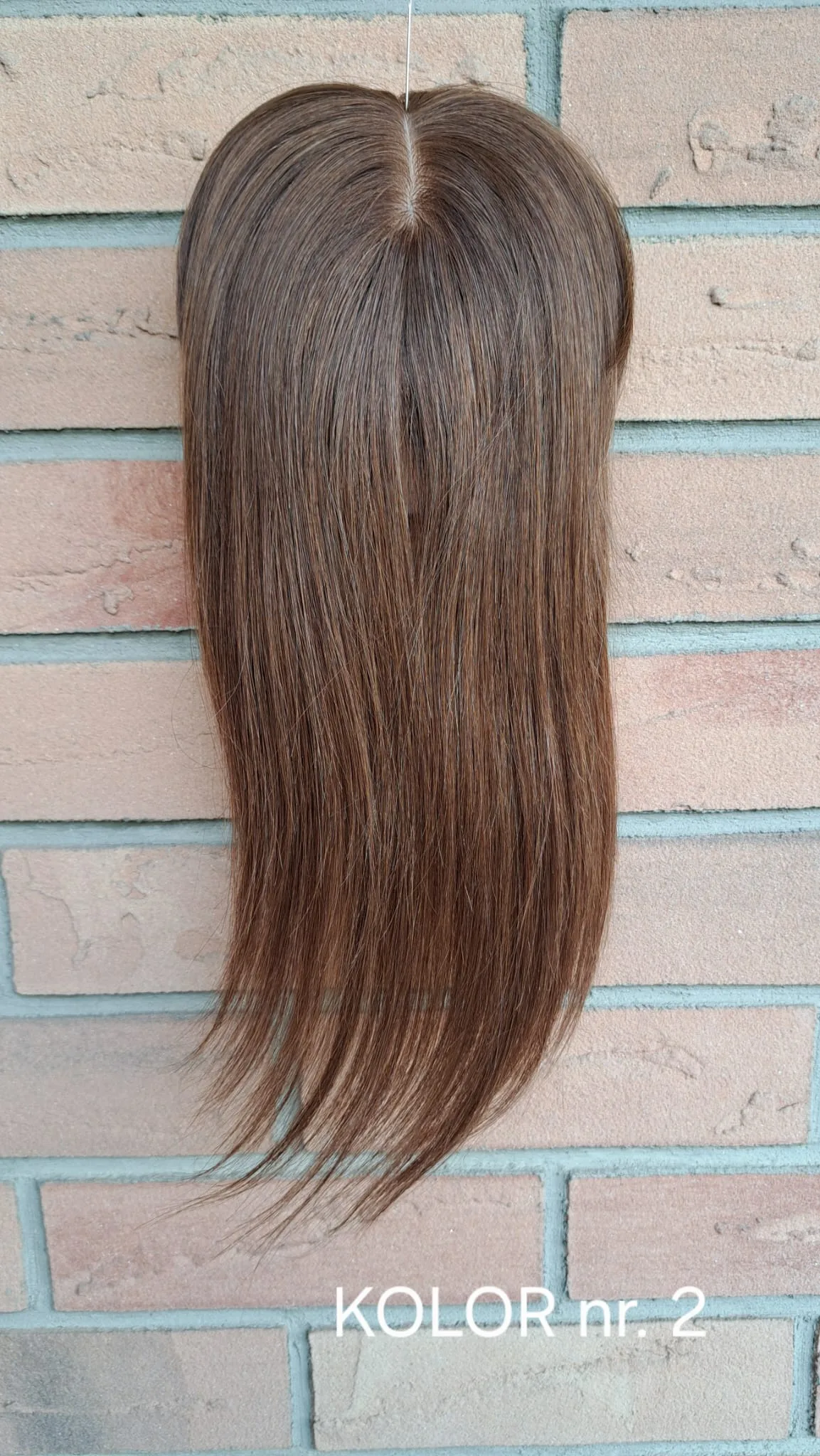 Topper ,, Lusi ''naturalny Z Grzywką 11/13 cm (dł. ok. 30cm) - obrazek 10