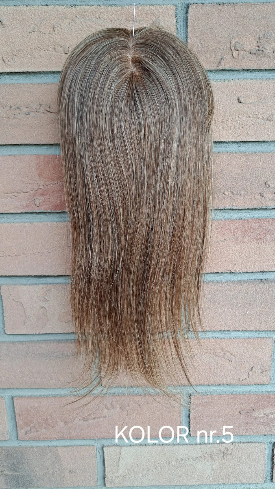 Topper ,, Lusi ''naturalny Z Grzywką 11/13 cm (dł. ok. 30cm) - obrazek 6