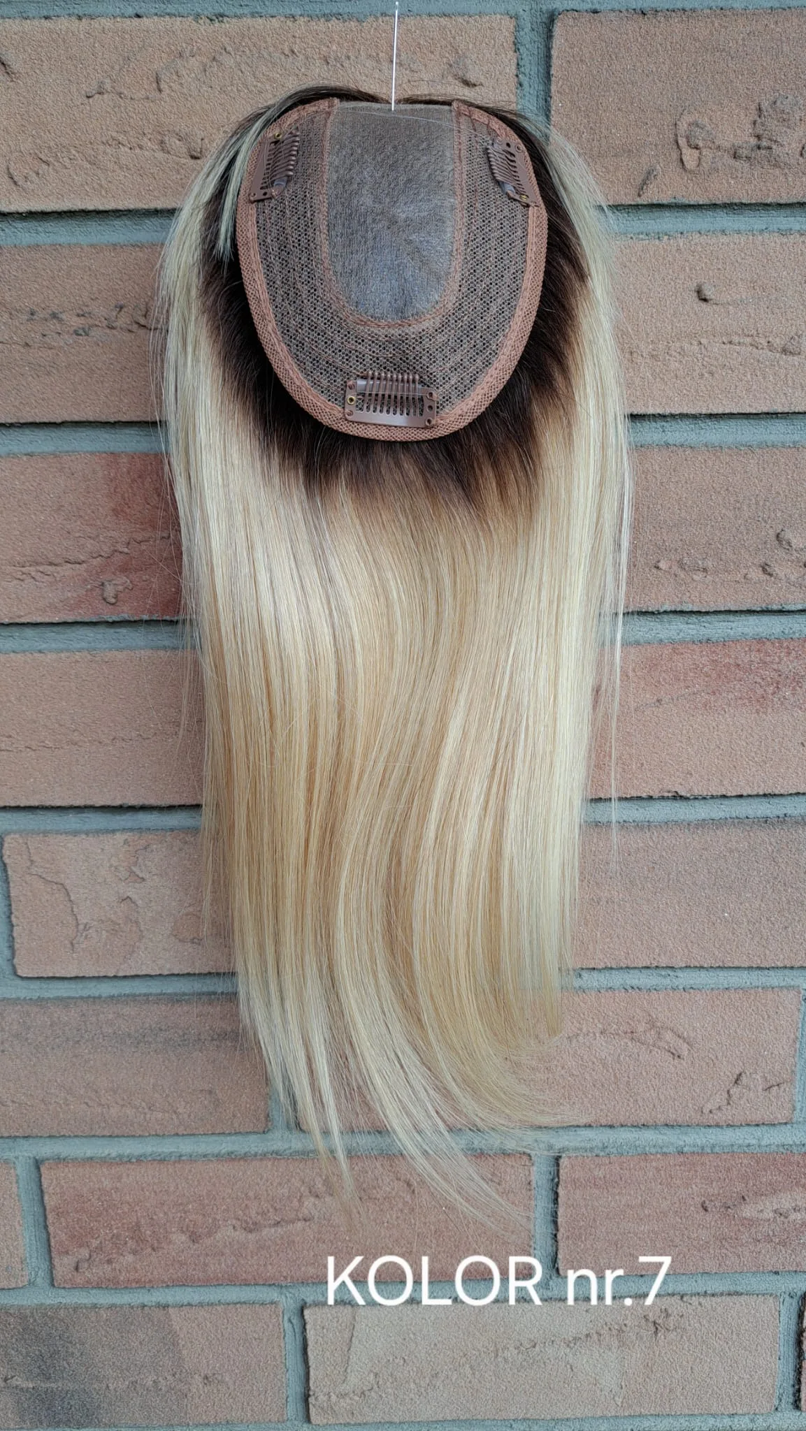 Topper ,, Lusi ''naturalny Z Grzywką 11/13 cm (dł. ok. 30cm) - obrazek 9