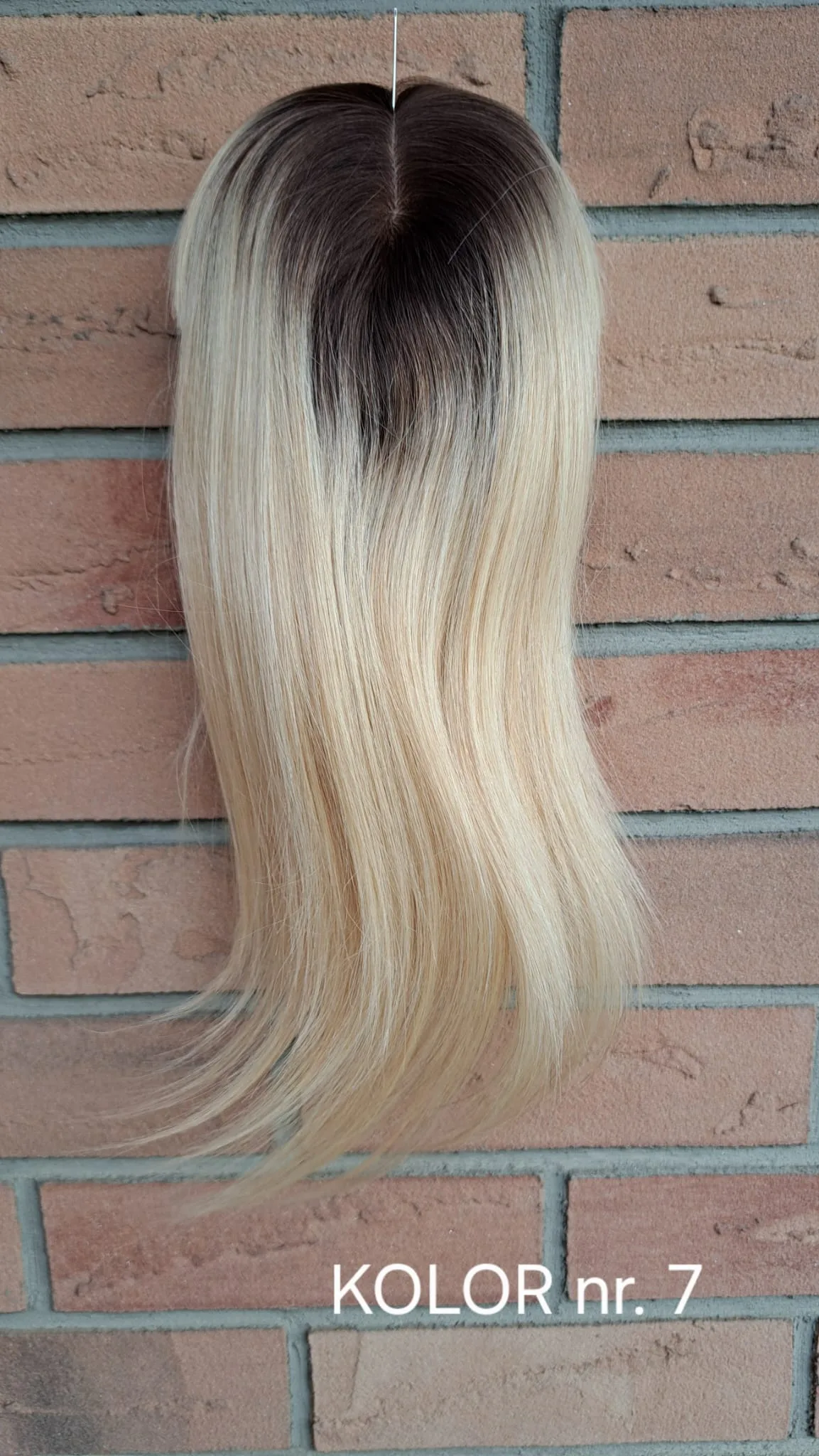 Topper ,, Lusi ''naturalny Z Grzywką 11/13 cm (dł. ok. 30cm) - obrazek 8