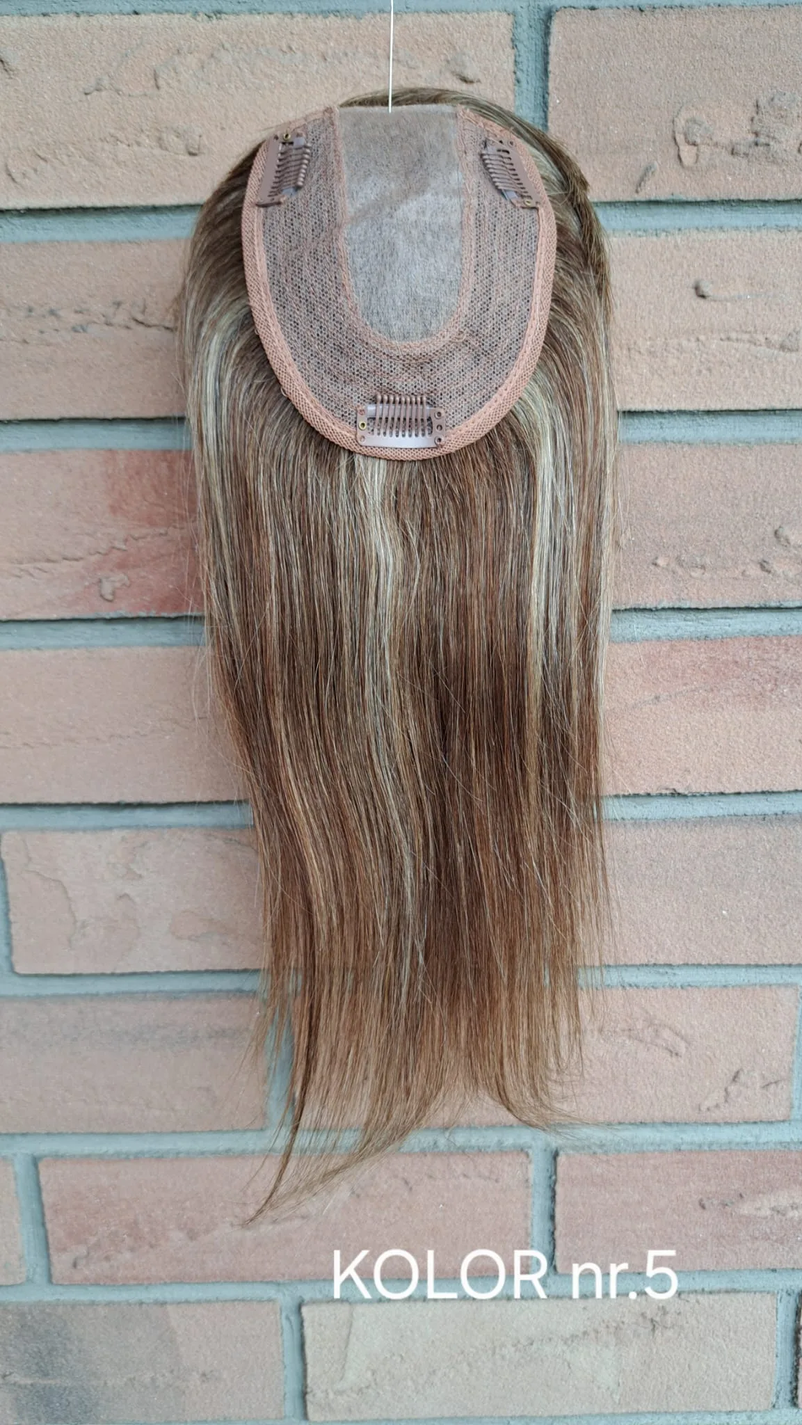 Topper ,, Lusi ''naturalny Z Grzywką 11/13 cm (dł. ok. 30cm) - obrazek 7