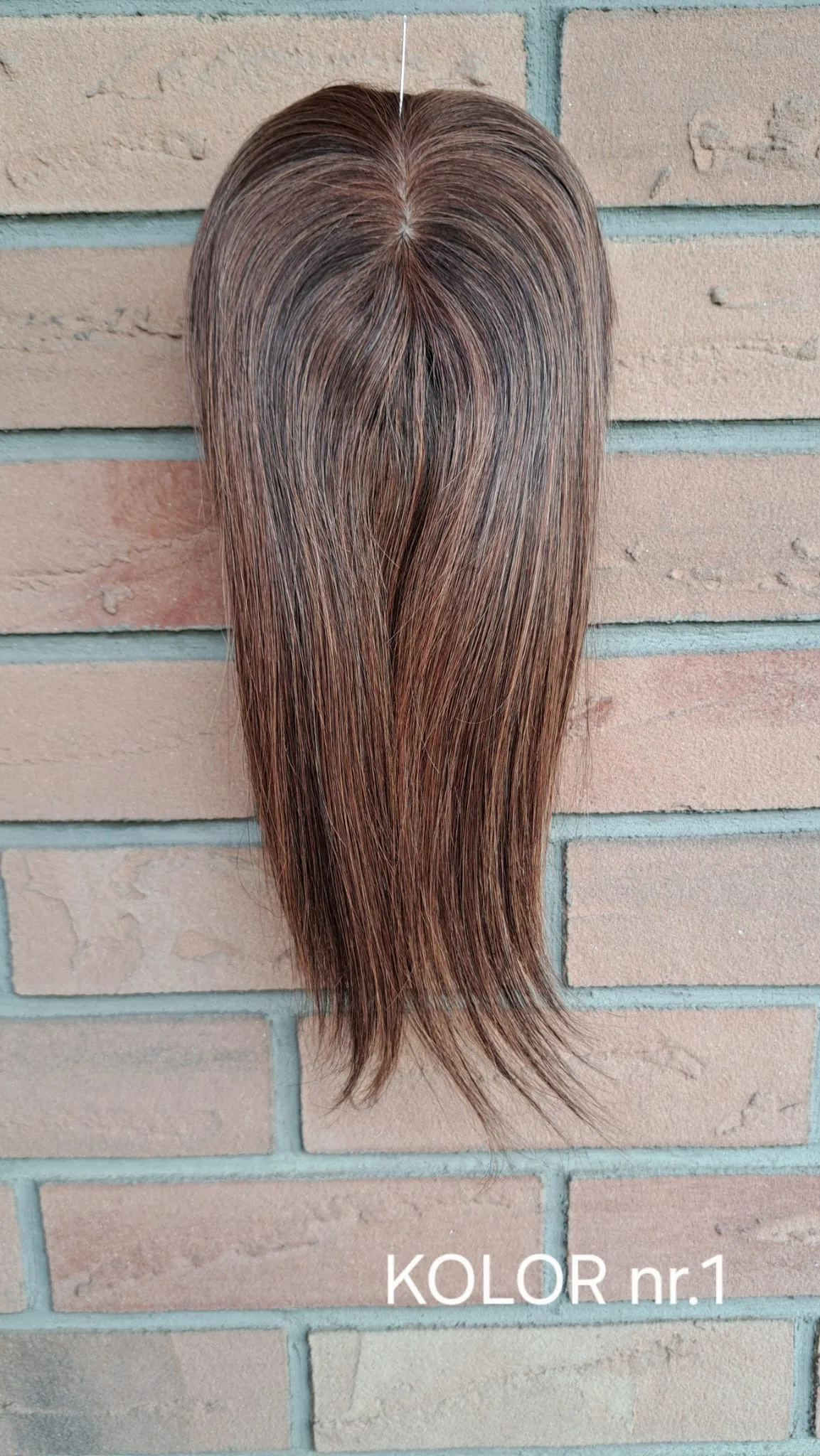 Topper ,, Lusi ''naturalny Z Grzywką 11/13 cm (dł. ok. 30cm) - obrazek 4