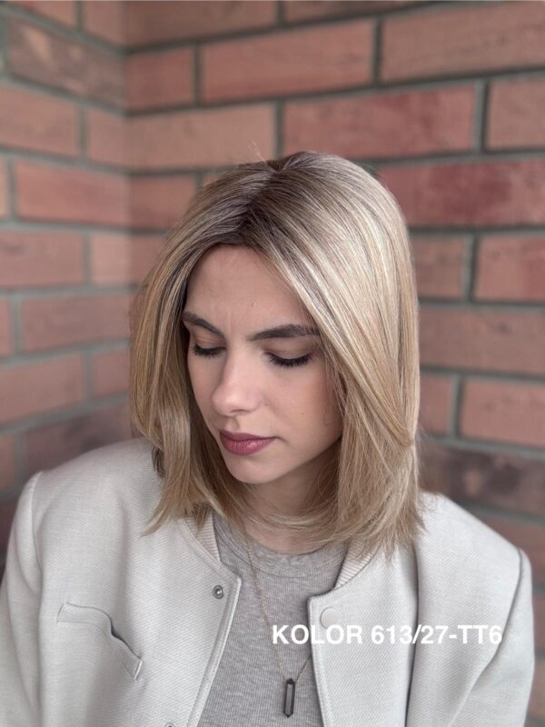 Topper "Sabina" Mono Top, baza 15/17 cm (dł. włosa 35 cm) - obrazek 9