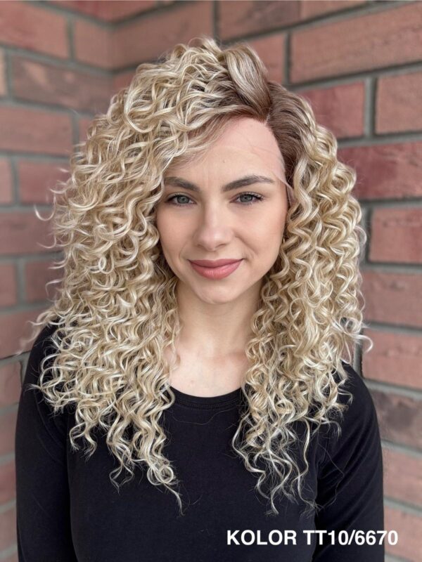 Peruka ”Aziza” Lace Front (T), dostępna w wielu kolorach - obrazek 2