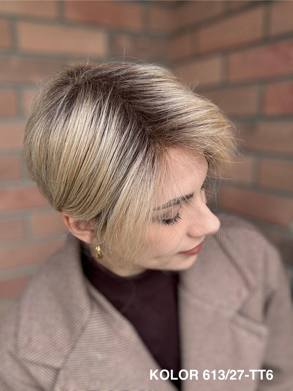 Peruka "Beata" Mono Top, dostępna w wielu kolorach - obrazek 20