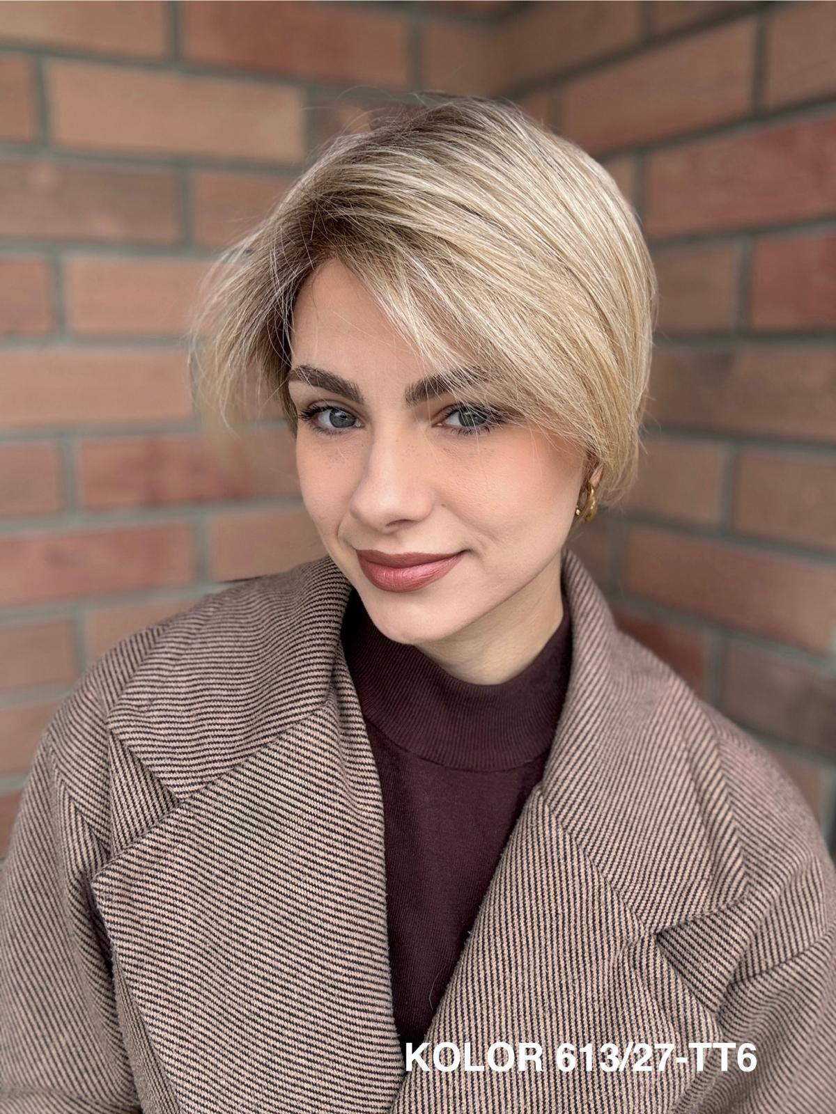 Peruka "Beata" Mono Top, dostępna w wielu kolorach - obrazek 19