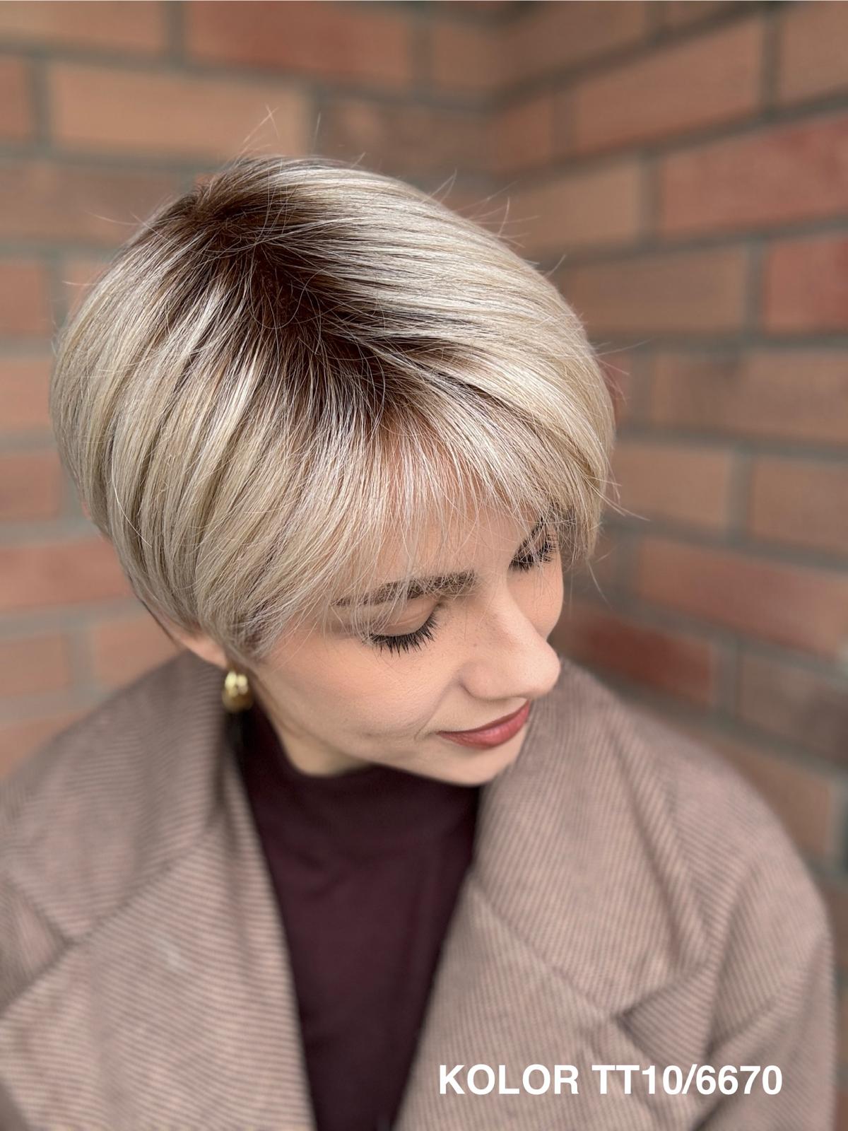 Peruka "Beata" Mono Top, dostępna w wielu kolorach - obrazek 24