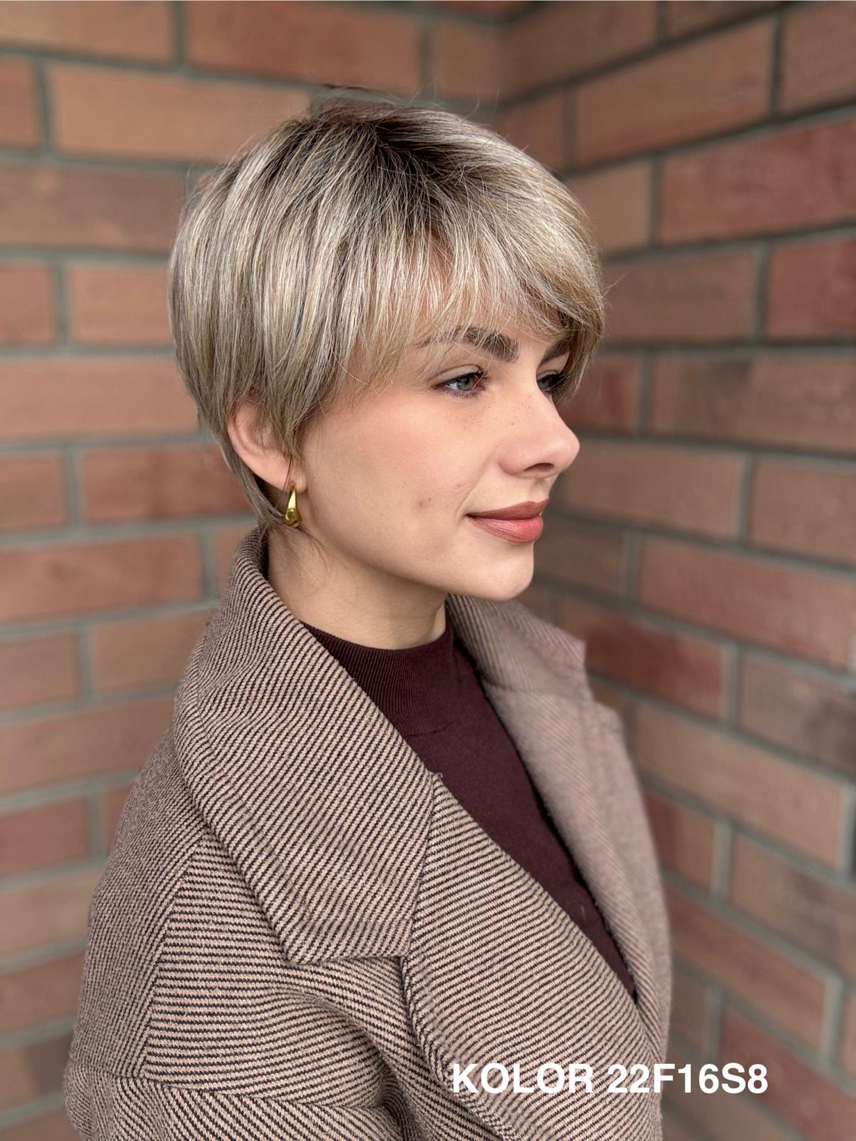 Peruka "Beata" Mono Top, dostępna w wielu kolorach - obrazek 32