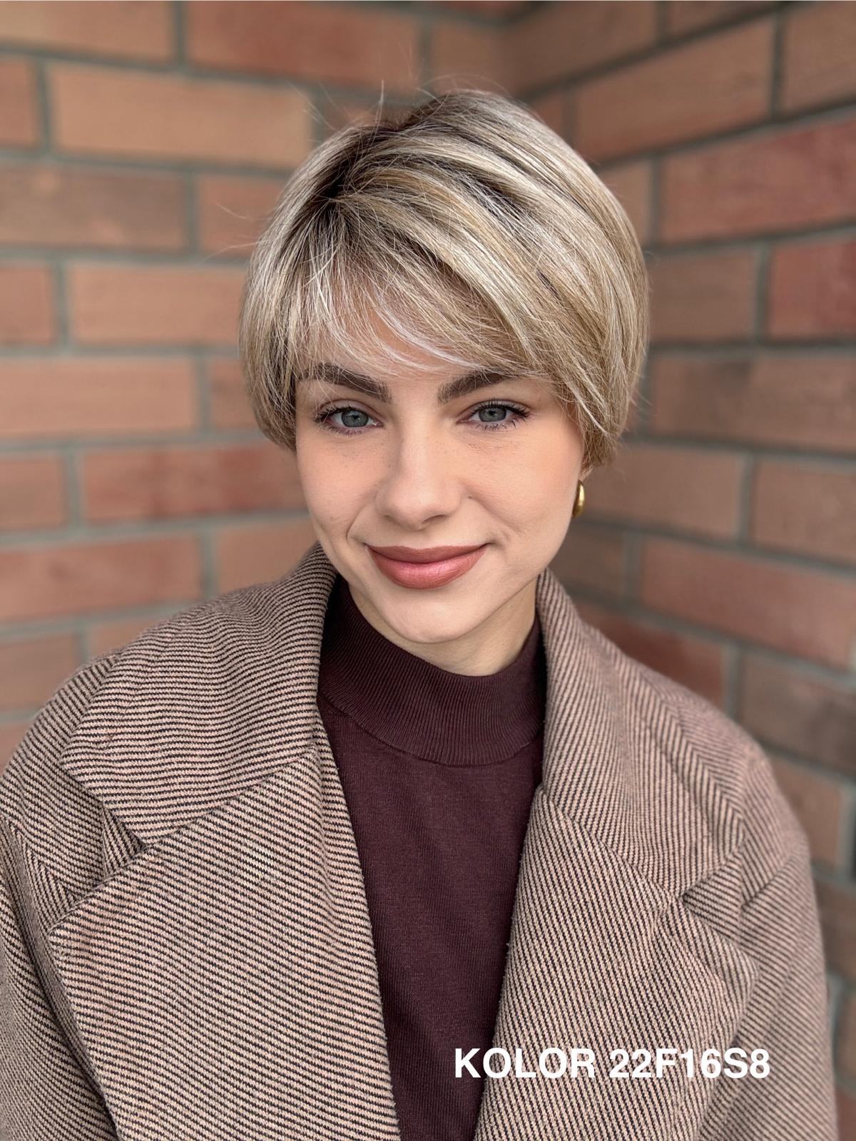 Peruka "Beata" Mono Top, dostępna w wielu kolorach - obrazek 33