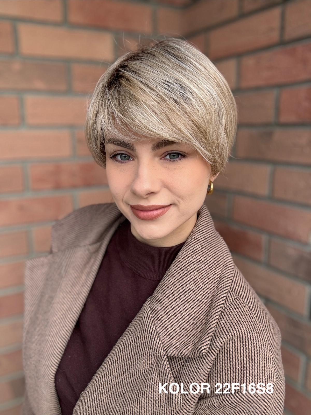 Peruka "Beata" Mono Top, dostępna w wielu kolorach - obrazek 30