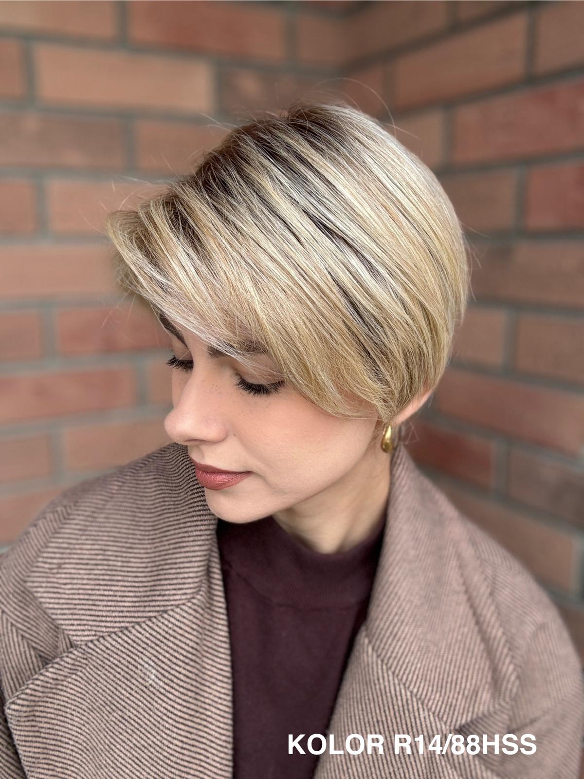 Peruka "Beata" Mono Top, dostępna w wielu kolorach - obrazek 36