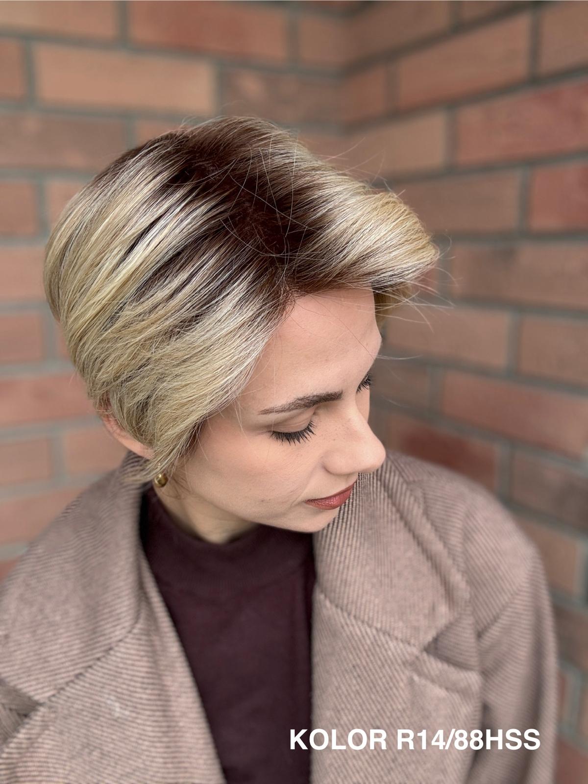 Peruka "Beata" Mono Top, dostępna w wielu kolorach - obrazek 35