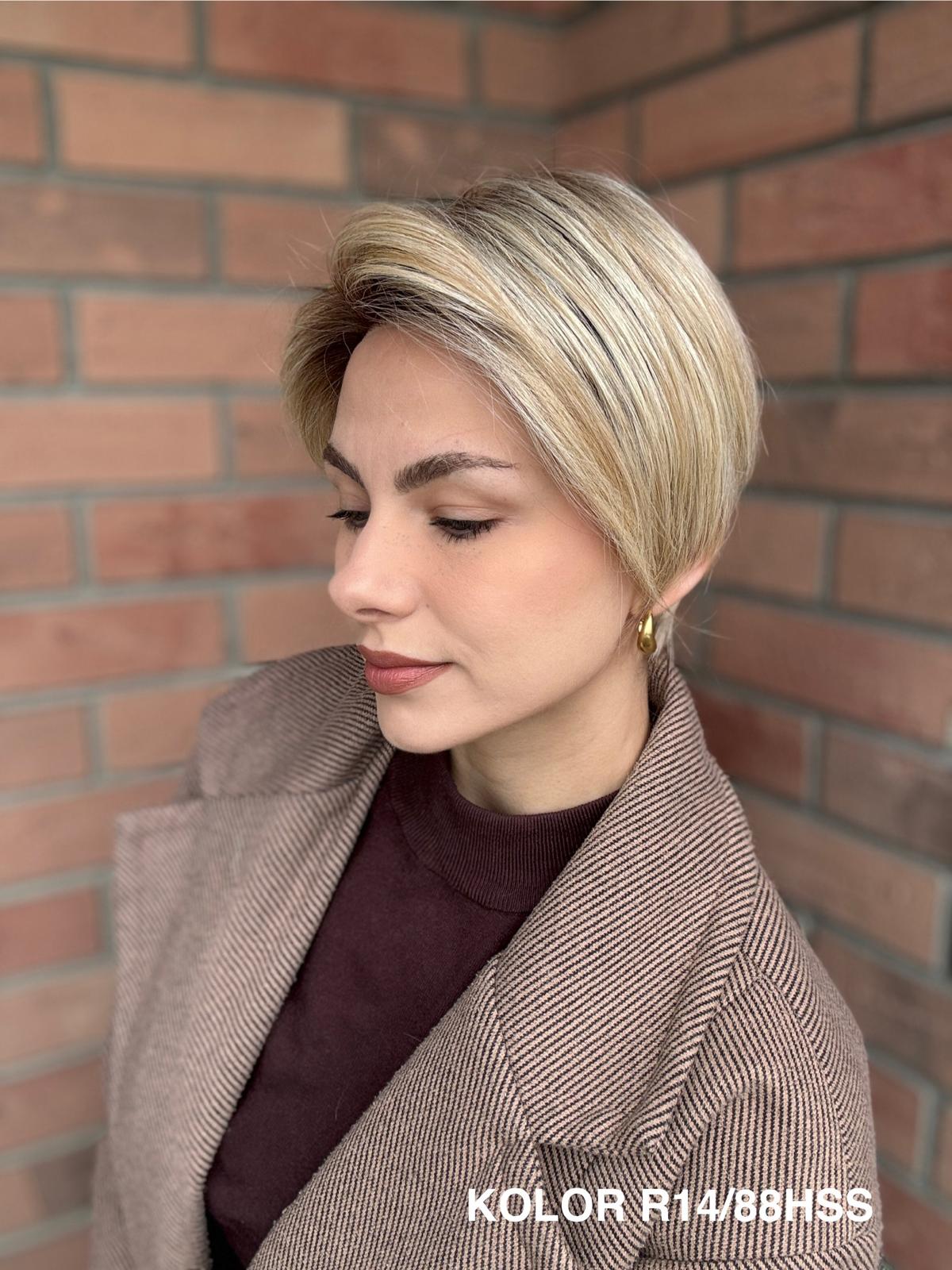 Peruka "Beata" Mono Top, dostępna w wielu kolorach - obrazek 37