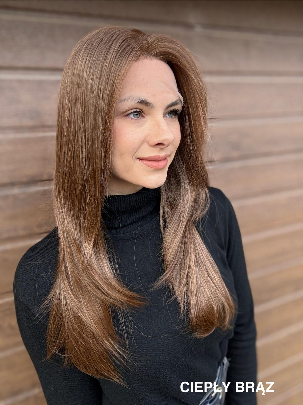 Peruka ”Anastazja” Lace Front 13*6, dostępna w wielu kolorach - obrazek 6