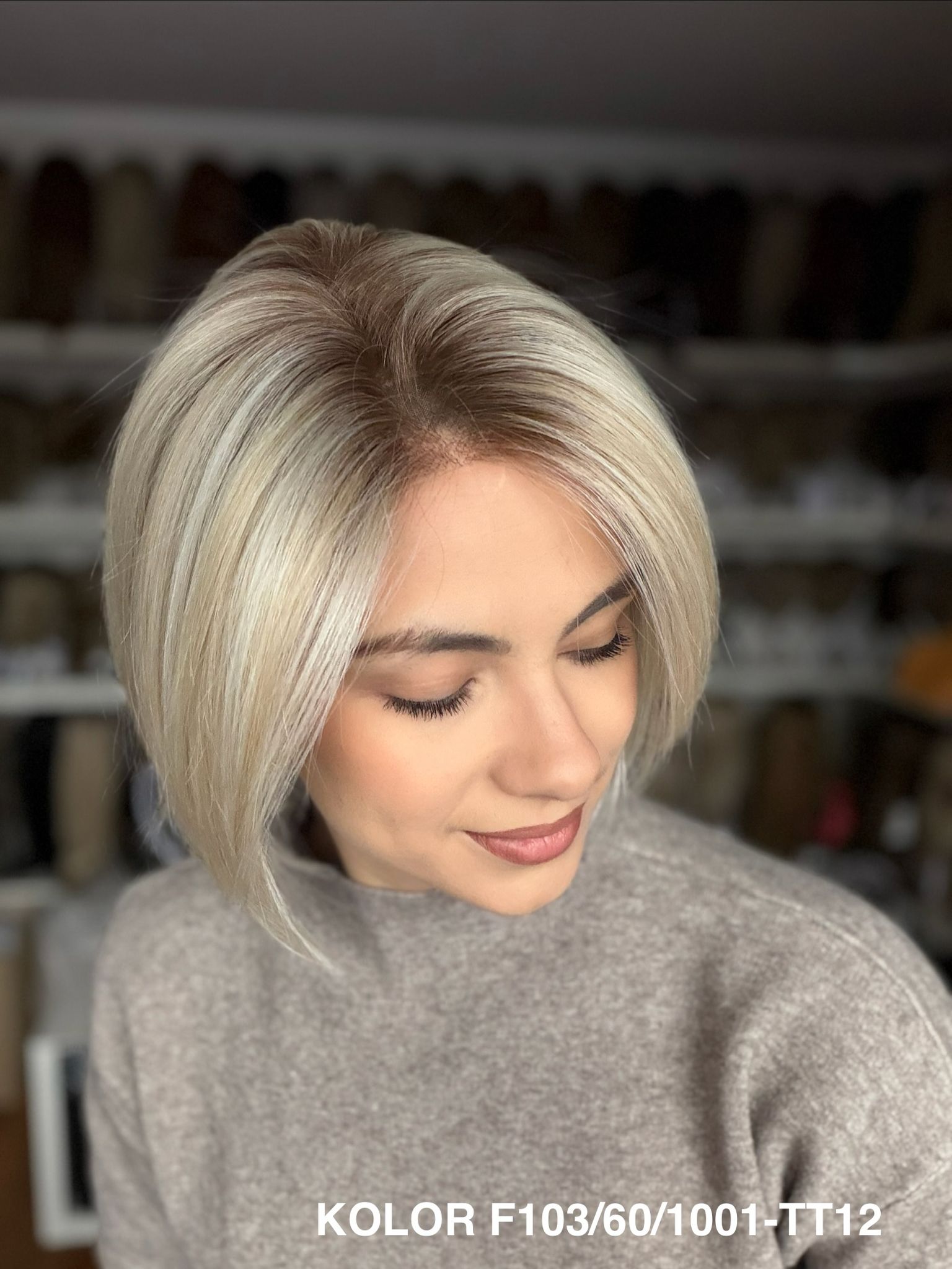 Peruka "Astrid" Mono Top, dostępna w wielu kolorach - obrazek 34