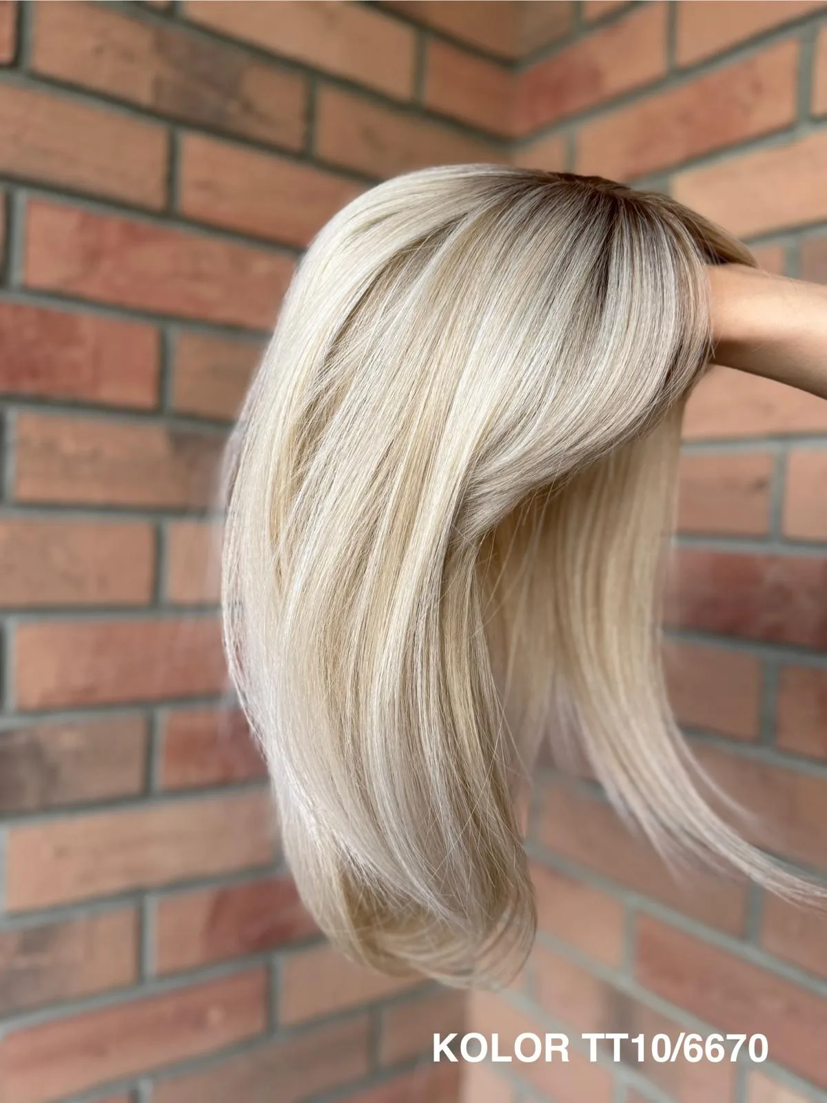 Topper "Samanta" Mono Top 13/15 cm, przedziałek z lewej strony - obrazek 32