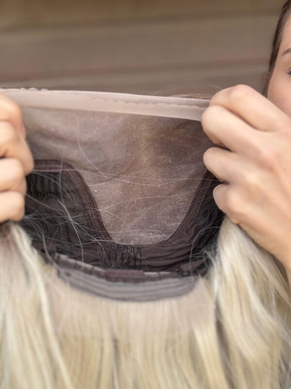 Peruka "Amanda" Lace Front Blond i Brąz - obrazek 7
