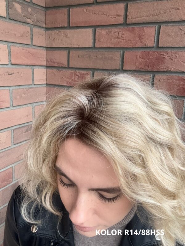 Topper "Emilia" Mono Top 17/19 cm (dł. włosa ok 25 cm) ,syntet-term - obrazek 10