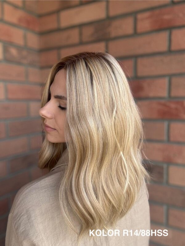 Topper "Alicja" Mono Top, baza 17/18 cm (dł. włosa ok 40 cm) - obrazek 5