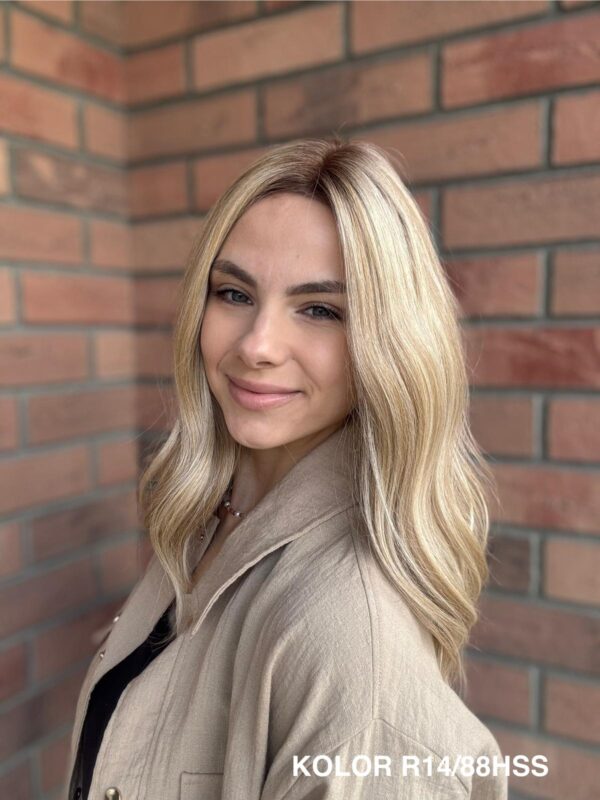 Topper "Alicja" Mono Top, baza 17/18 cm (dł. włosa ok 40 cm) - obrazek 6