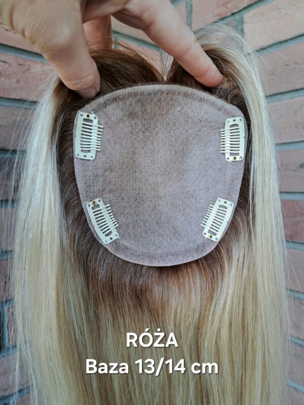 Topper "Róża" 13/14 cm ( dł. włosa ok 35 cm) - obrazek 6
