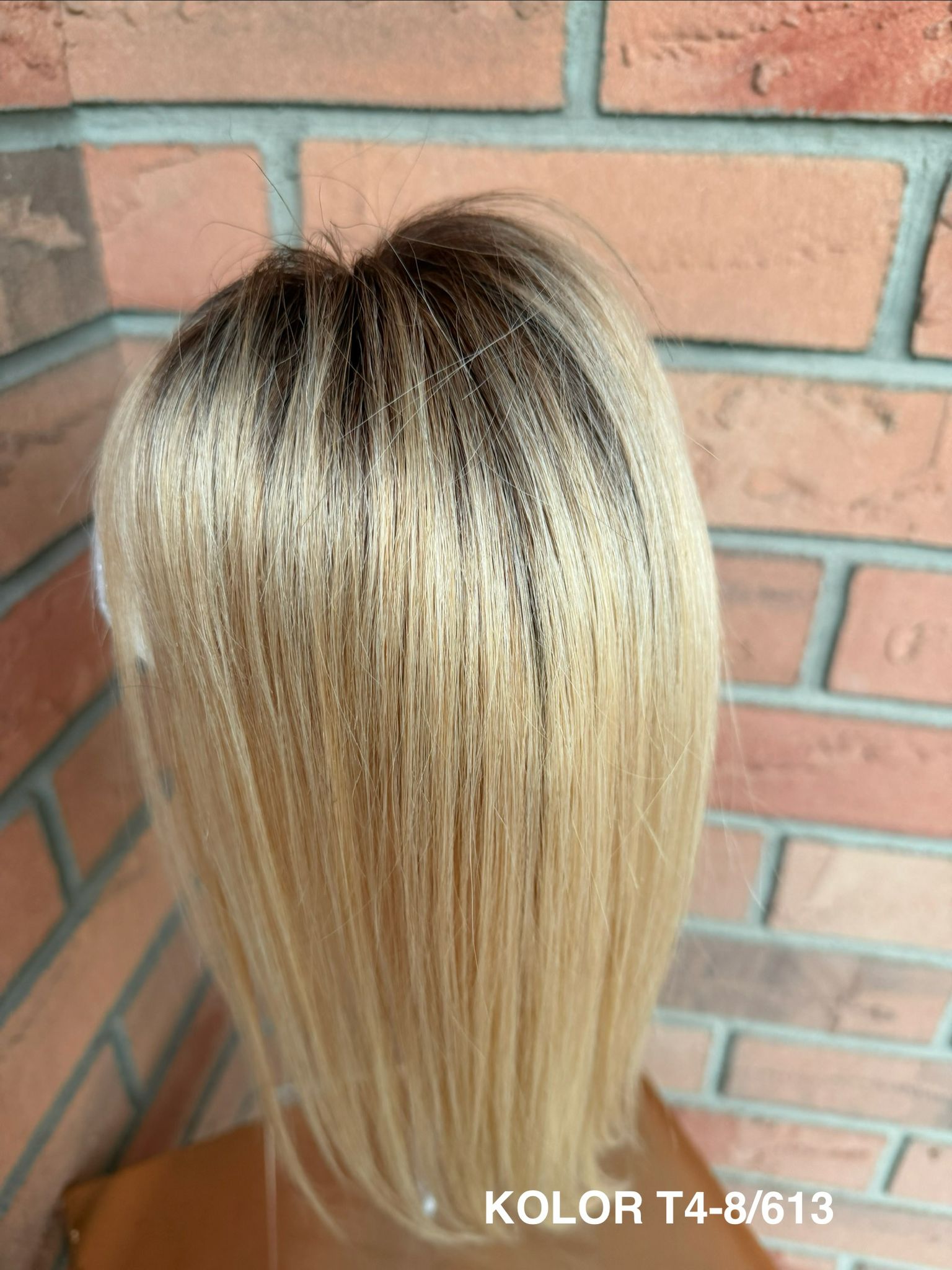 Topper "Mercedes" włos naturalny, baza Mono Top - obrazek 8