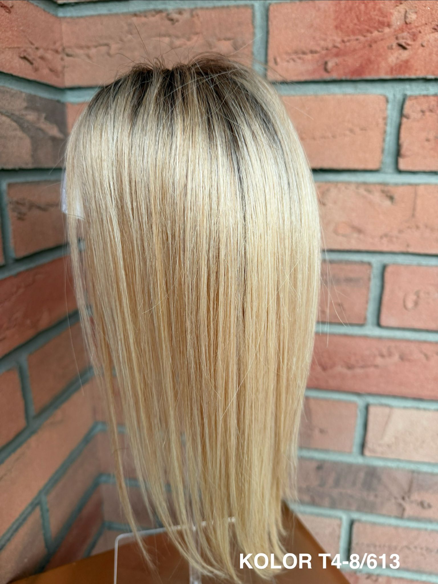 Topper "Mercedes" włos naturalny, baza Mono Top - obrazek 7