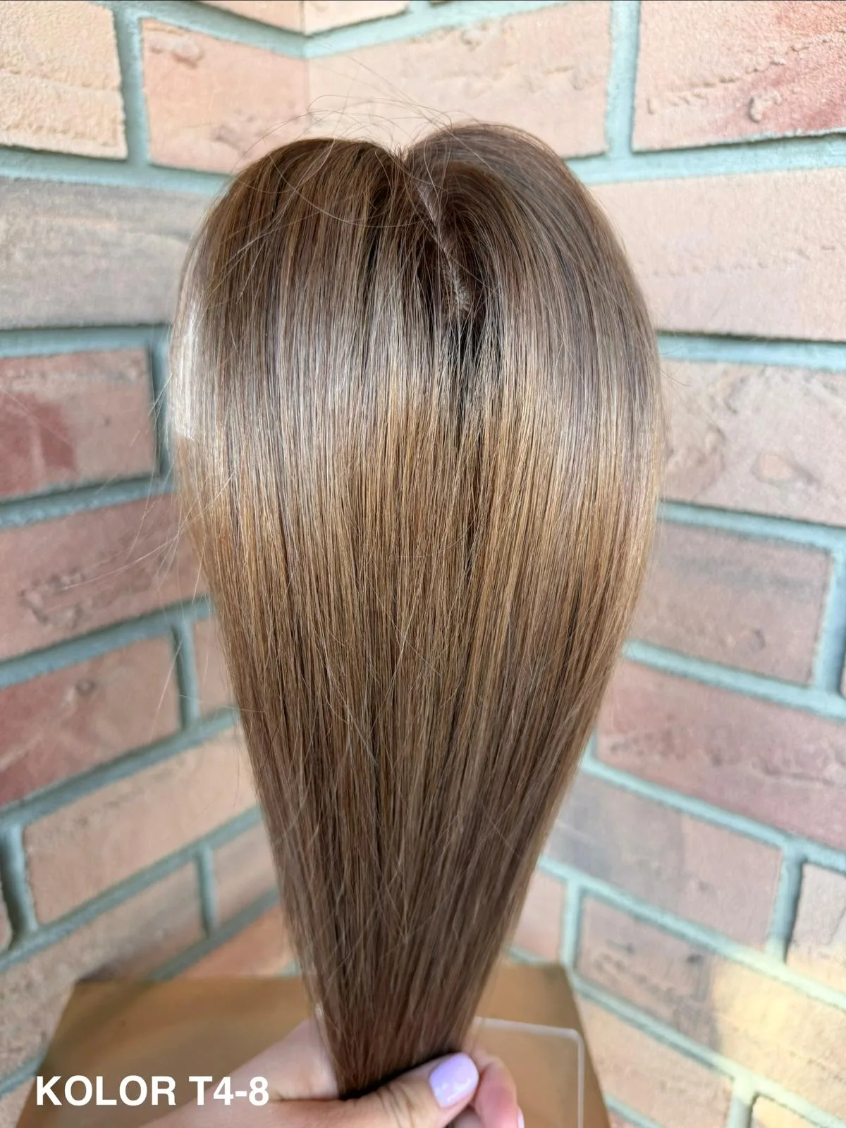 Topper "Noa” włos naturalny, baza 10cm/14cm - obrazek 6