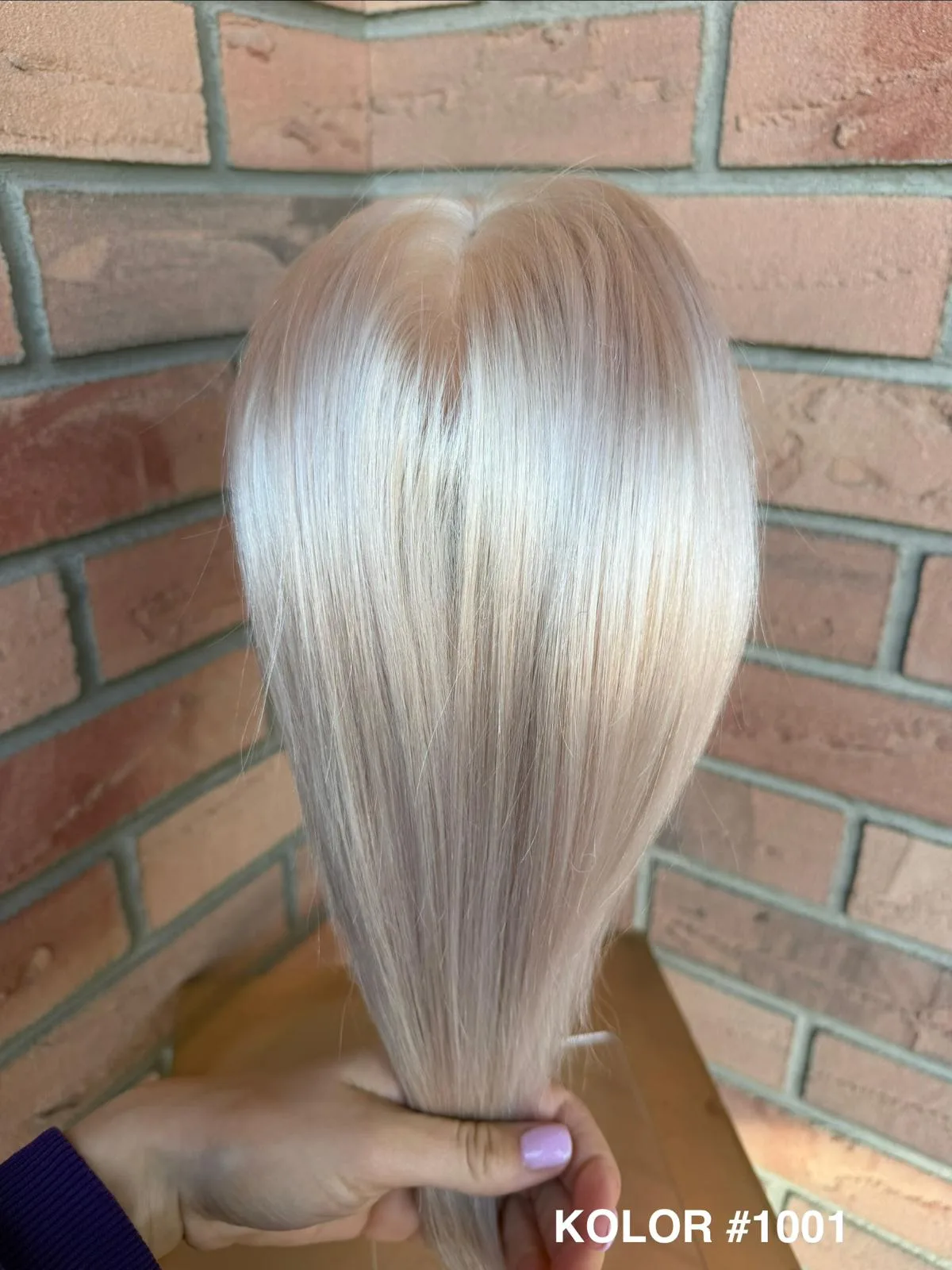 Topper "Noa” włos naturalny, baza 10cm/14cm - obrazek 12