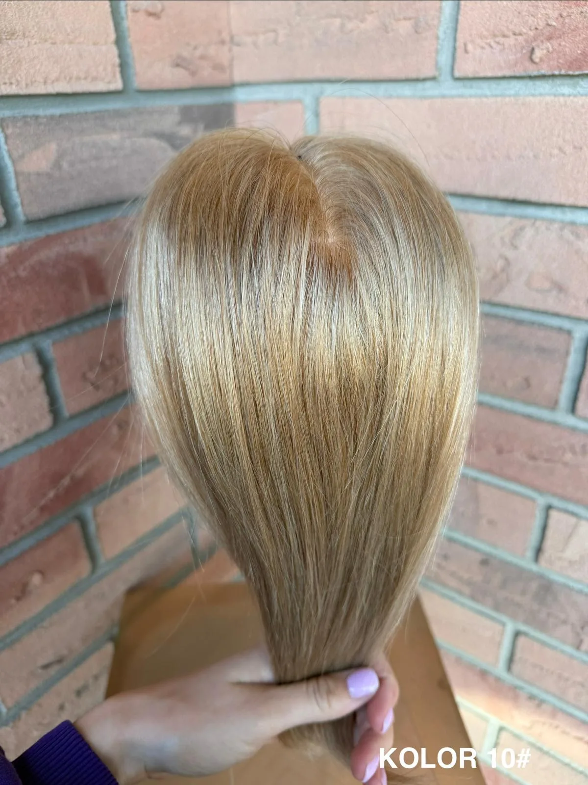 Topper "Noa” włos naturalny, baza 10cm/14cm - obrazek 13