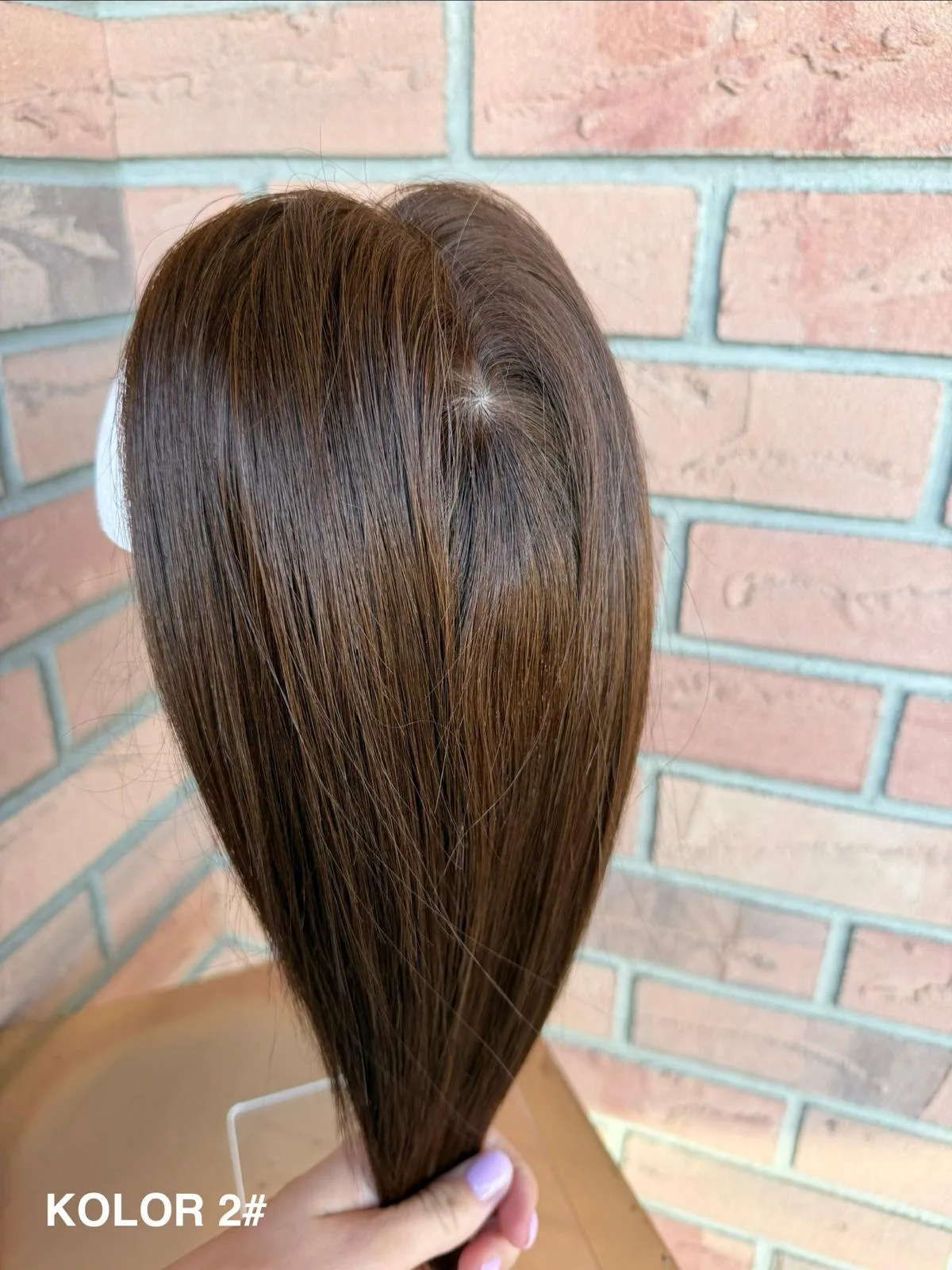 Topper "Noa” włos naturalny, baza 10cm/14cm - obrazek 14